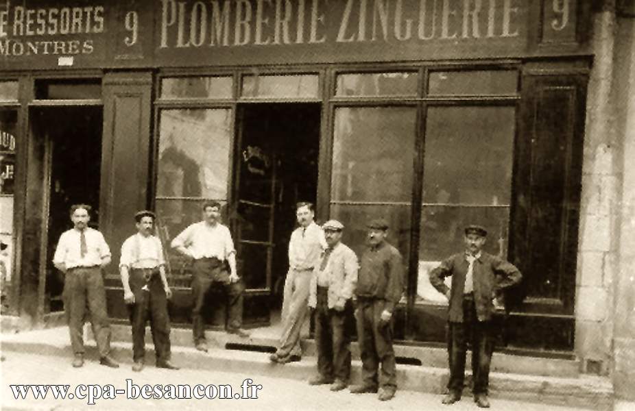 BESANÇON - 9 rue pasteur - Coopérative de plomberie zinguerie Emile Baigue